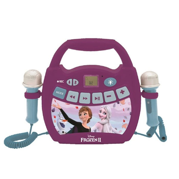 Frozen Bluetooth-högtalare - LEXIBOOK - Ljuseffekter, mikrofoner och uppladdningsbart batteri Lila