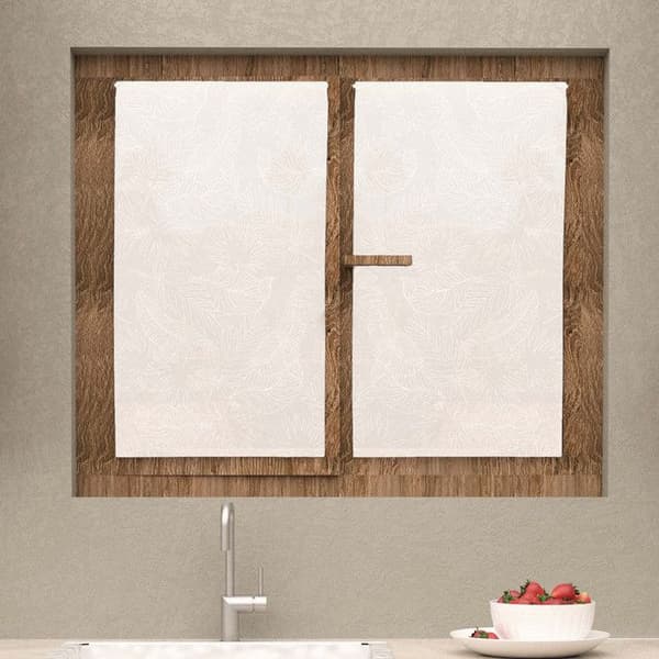 Par 60x90 cm CELIA vita persienner, av Soleil d'Ocre Vit