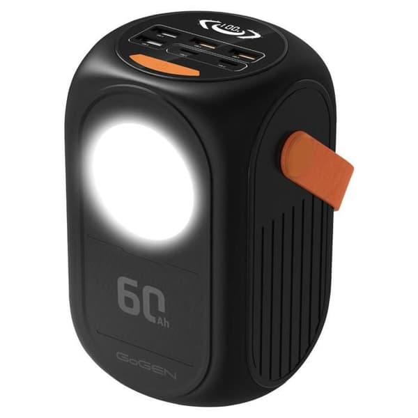 Högkapacitetsbatteri GoGen PB600001B 60 000 mAh svart