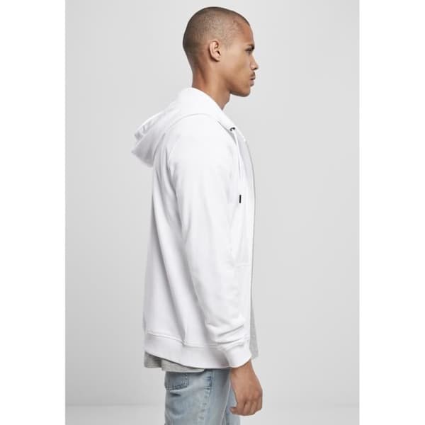 Sweatshirt - Urban Classics - Basic Terry Zip - Svart - S - Kapuschong Svart XXL