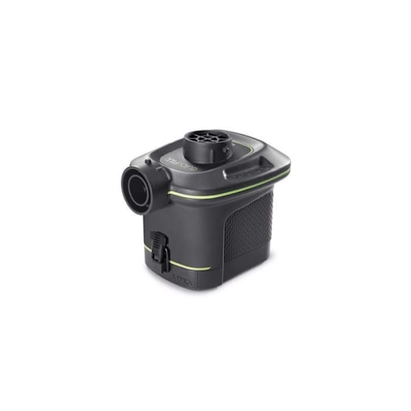Luftpump - Intex - Elektrisk - Svart - Munstyckssats - Batteridriven