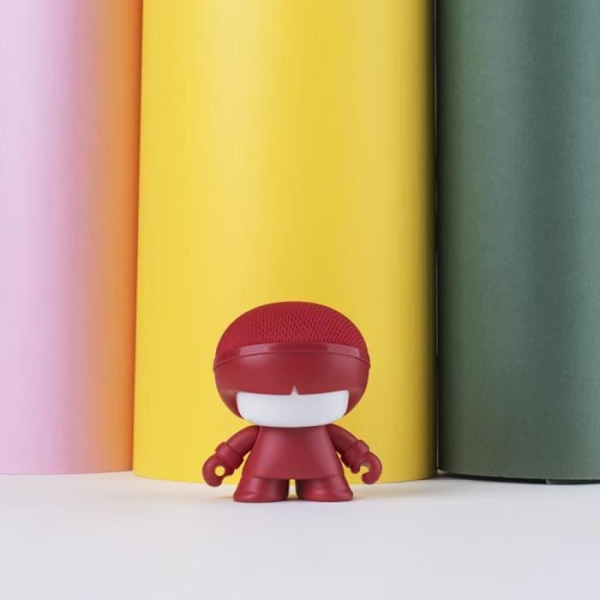 Mini Xoopar XBoy Bluetooth-högtalare - Röd - Trådlös - 3W - Integrerad selfie-fjärrkontroll Röd