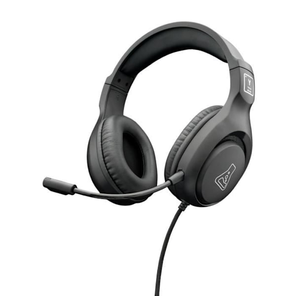 Spelheadset med kabel - The G-Lab - KORP YTTRIUM - Mikrofon - PC/PS4/Xbox One - Svart Svart