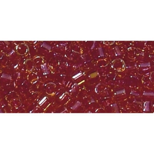 Miyuki Delica pärla - 2,2 mm - Regnbågstransp. orkidé - Miyuki Red