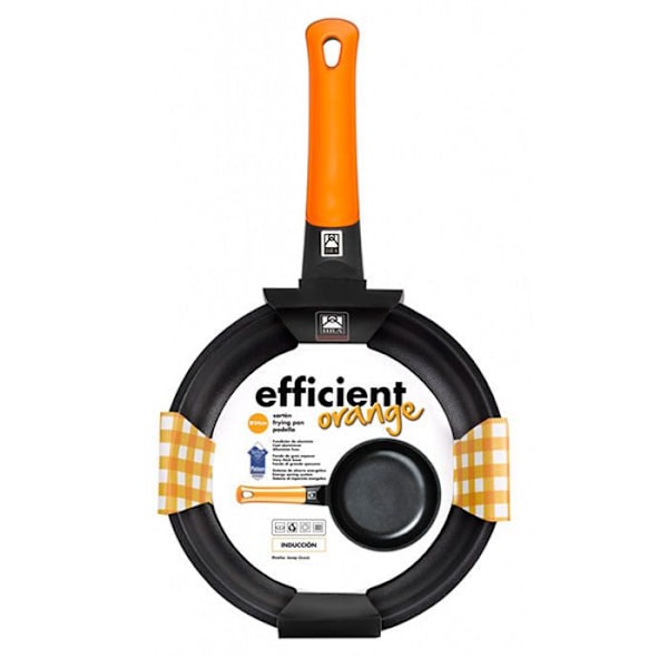 Sauteuse - BRA - Effektiv Orange - 28 cm - Aluminium med Non-stick-beläggning - Kompatibel med alla spisar Orange