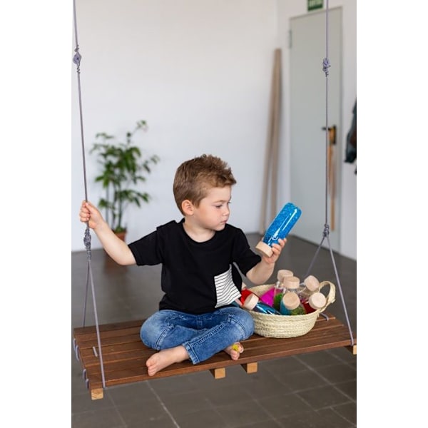 Set med 3 sensoriska flaskor Eco Grön