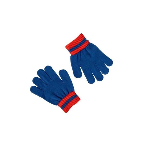 Vinteraccessoarer - CERDA - Sonic - Mössa med pompon - Snood - Matchande handskar Blå röd