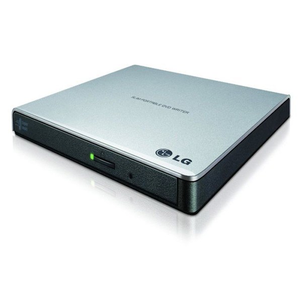 LG GP57ES40 Extern DVD-brännare - USB 2.0 - 8X - Silver Svart, Silver
