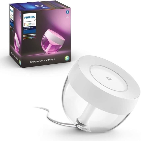 Philips Hue White &amp; Color Ambiance, Bluetooth-aktiverad Iris, White, fungerar med Alexa, Google Assistant och Apple Homekit