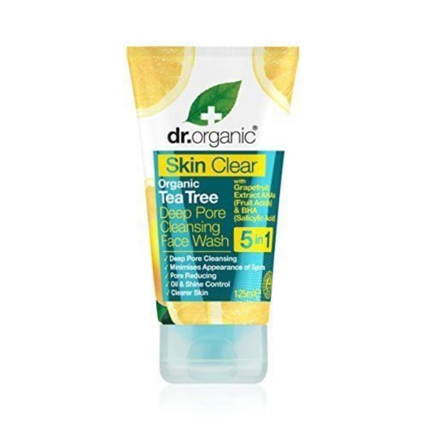 Dr. Organic DRC15041 - MAKEUP REMOVER - Organic Tea Tree Oil Cleansing Gel Skin Clear 125 ml