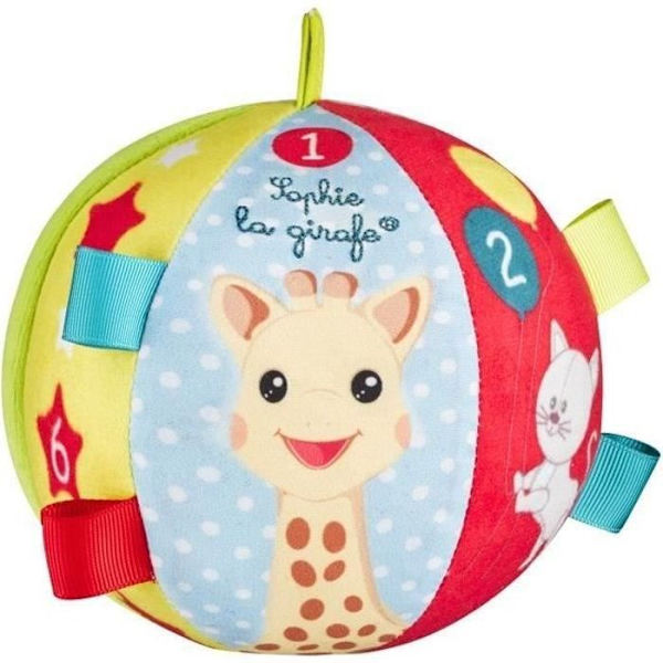 SOPHIE LA GIRAFFE Min första aktivitetsboll Flerfärgad