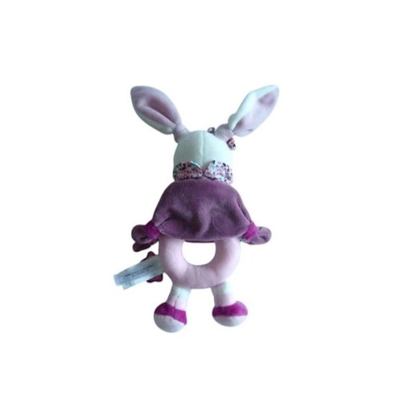 Cherry Rattle The Rabbit - DOUDOU ET COMPAGNIE - Generation Doudou Collection - Rosa - 19cm Hallon