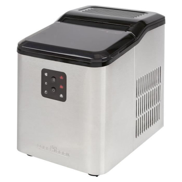 Ismaskin - Proficook - PC-EWB1253 - 1,5L - 8-12 kg/dag - 2 storlekar på isbitar Svart silver