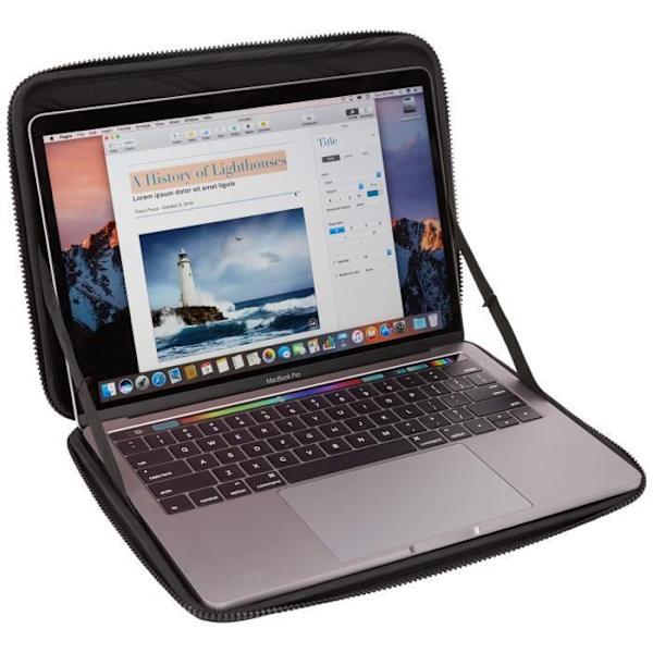Hus - Thule - Gauntlet 4 - 33 cm (13") - Svart - Syntetisk Svart