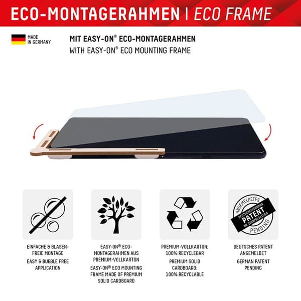 Fodral för surfplatta - DISPLEX - Galaxy Tab A9 Plus - Transparent - Premiumskal - Optimal skydd Transparent