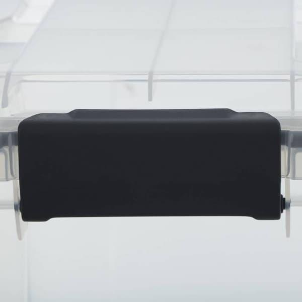 Plastlåda med klipp 18L "Protect+" Transparent