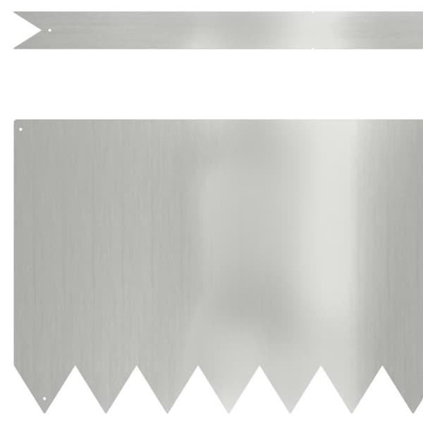 Gräskanter 20 st 100x0.5x30 cm Galvaniserat Stål