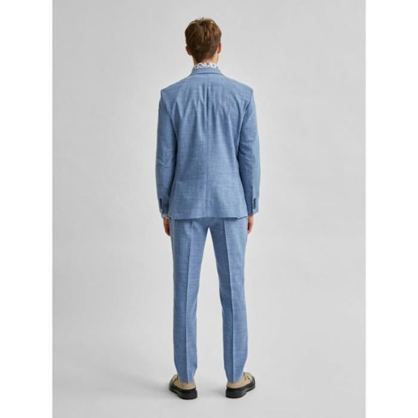 Blazerjacka - Selected - Slim Fit - Ljusblå - 2 Knappar - Fickor Med Flik Ljusblå 46