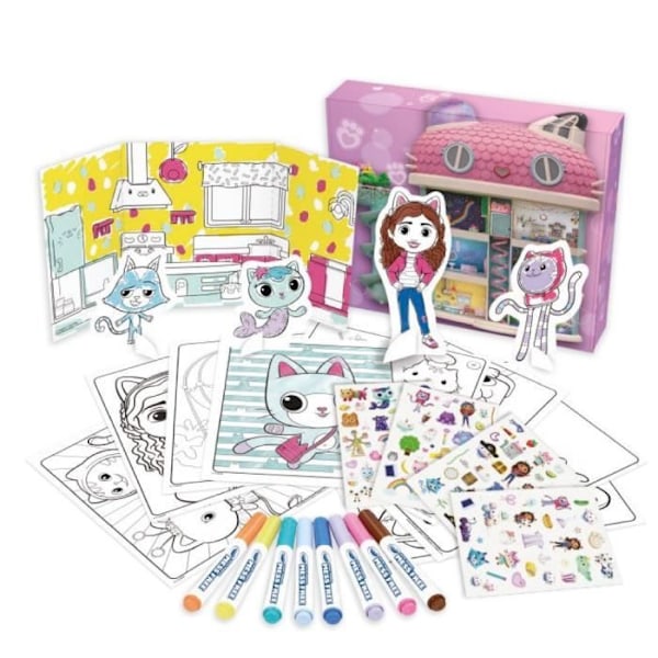 Färgläggning - CRAYOLA - Color Wonder Activity Kit Gabby's Dollhouse - Färgglad aktivitetslåda! Från 3 år