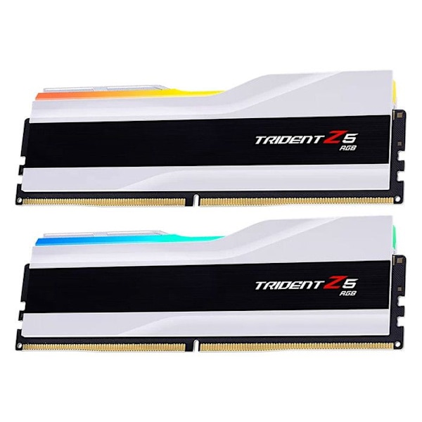 G.Skill Trident Z5 RGB 64 GB (2 x 32 GB) 6000 MHz CL30 DDR5 RAM - Vit - Dual Channel Kit