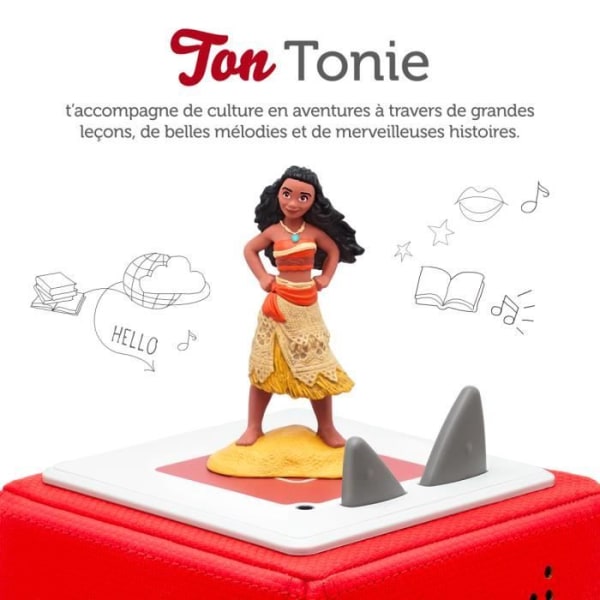 tonies® - Tonie Figure - Disney - Moana - Audio Figure för Toniebox Orange