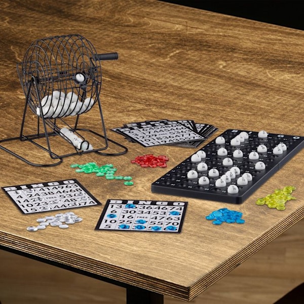 Abacus - RELAXDAYS - Bingo - För barn - Svart - Brädspel svart vit