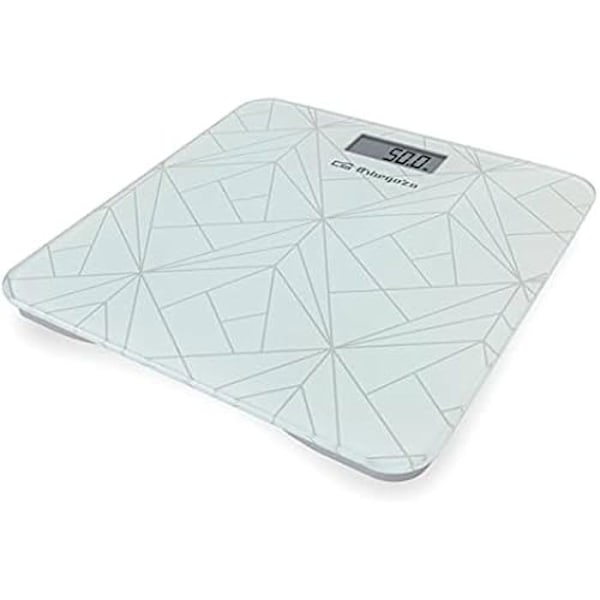 Elektronisk badrumsvåg - ORBEGOZO - PB 2218 - Svart färg - Lätt vikt - Hög precision Svart