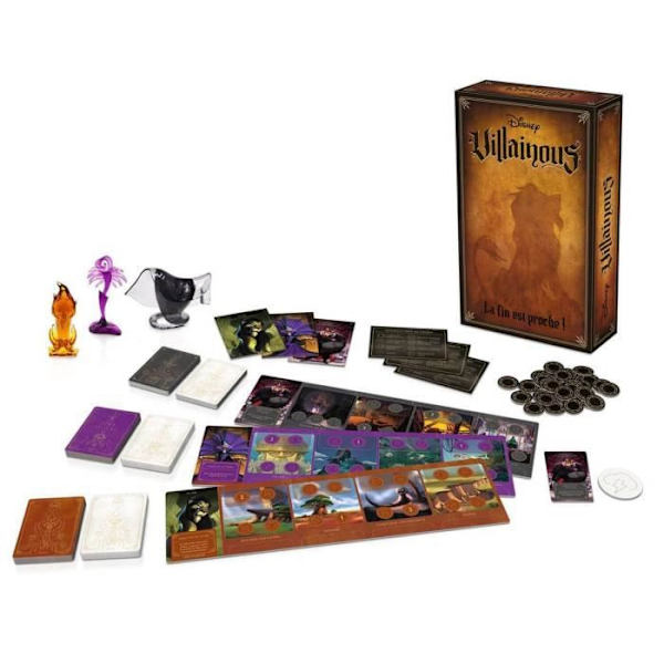 Ravensburger - Disney Villainous Extension 2 - Slutet är nära - Strategispel - 2 till 3 spelare från 10 år - Fransk version Blå