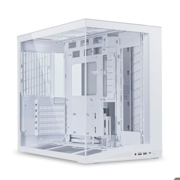PC-kåpa - Lian-Li O11D Mini V2 - Vit - Mini Torn - Härdat glas