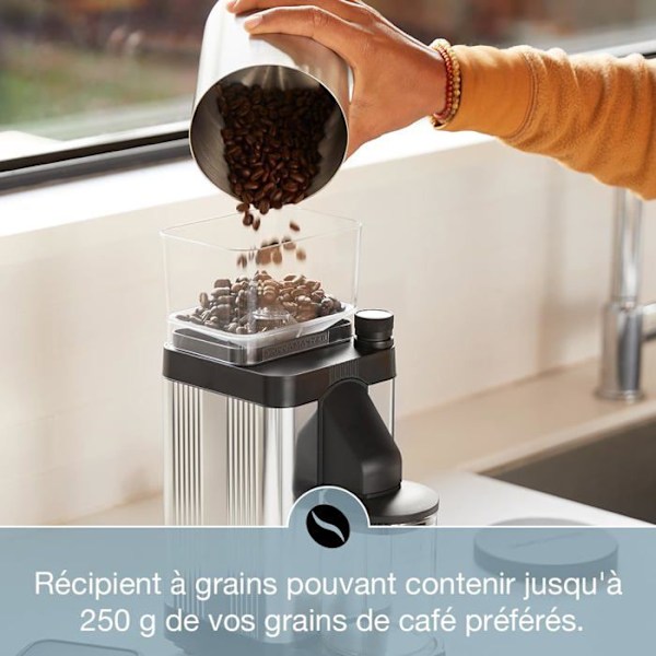Moccamaster - 49502 - Kaffekvarn - KM5 Burr Grinder Vit Matt - Automatisk kvarn