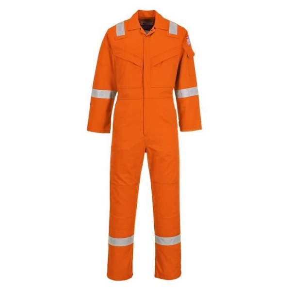 Portwest Bizflame 350g Anti-Static Flame Retardant Overall - Röd Röd XXXXXL