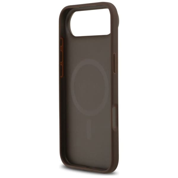 Coque Guess 4G Circle Classic Logo MagSafe för iPhone Air - Brun Brun