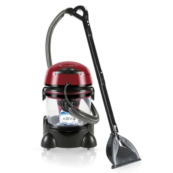 MPM Vira 4 in 1 2400W våt/torr mattschampodammsugare - röd