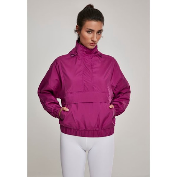 Parka dam - Urban Classic - Panel - Fleecefoder - Leopardinsatser - Känguruficka lila XS