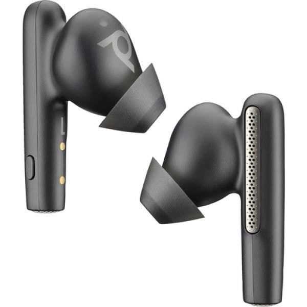 Poly Voyager Free 60 UC - Trådlösa hörlurar med mikrofon - in-ear - Bluetooth - aktiv ljudavstängning - USB-A