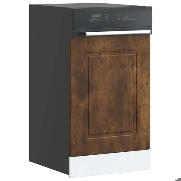 vidaXL Diskbänkspanel Kalmar rökt ek 45x1,5x57 cm 853652