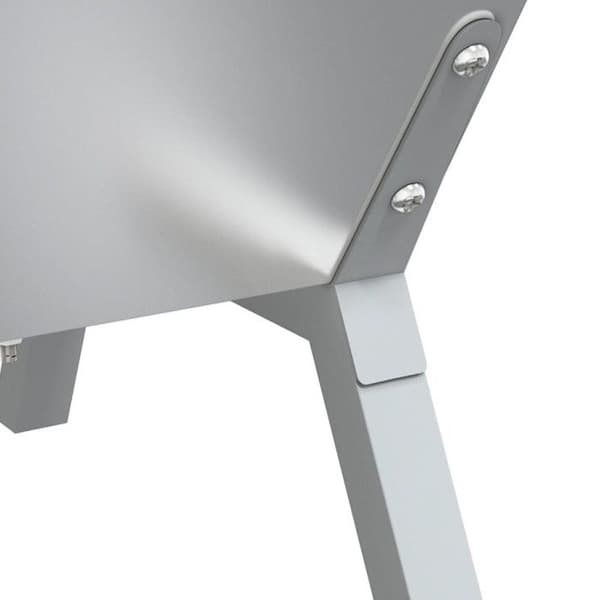vidaXL Grillbricka Silver 158x42x31 cm Rostfritt stål, Grillbricka, Kolbricka, Bricka 319968