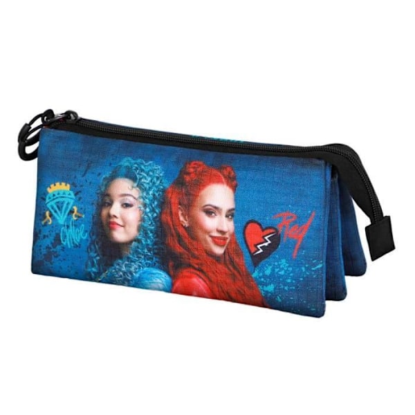Pennfodral - Disney - Descendants Wickedly - Flerfärgad - One Size - Dragkedja Flerfärgad