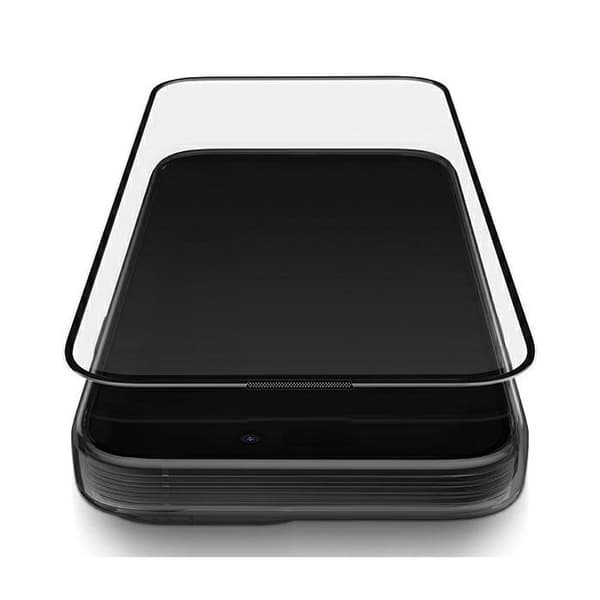 Härdat glas - UNIQ - iPhone 15 Plus - Transparent applicator - Transparent - Glas Transparent (transparent applicator)