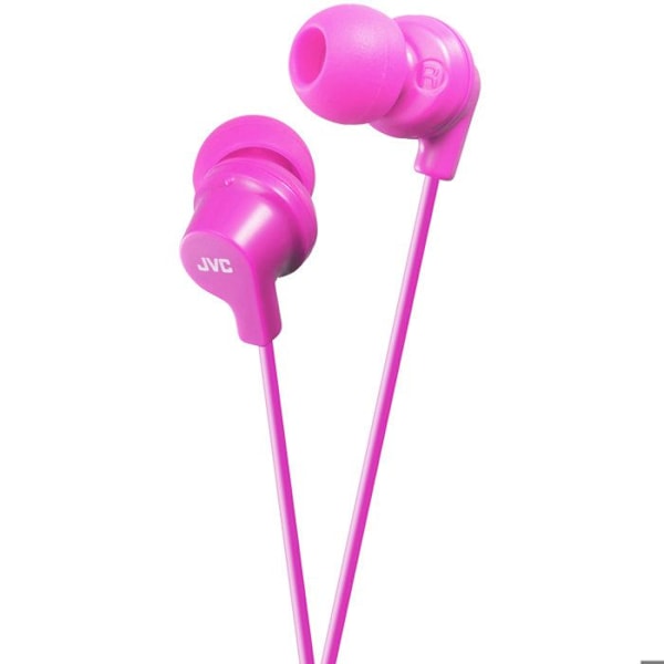 Rosa in-ear hörlurar JVC HA-FX10-LP-E - Kraftfullt ljud Rosa