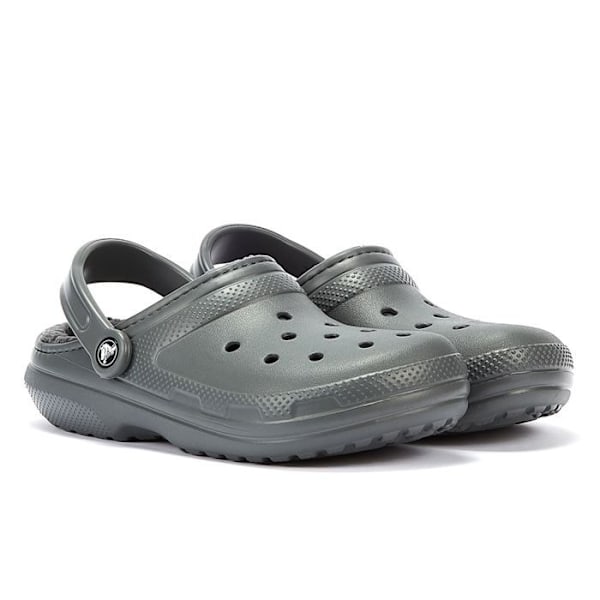 Flip Flops - Crocs - Klassisk fodrad träsko 203591-0EX - Grå - Textil Grå 41