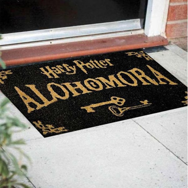 Dörrmatta - Harry Potter - Rektangulär - Svart - 40 x 60 cm - Syntetisk