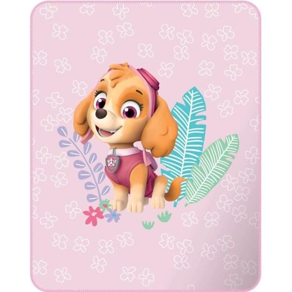 Tryckt filt - OMYDREAM - Paw Patrol - Rosa - Syntet - Tvättbar i 30° Rosa