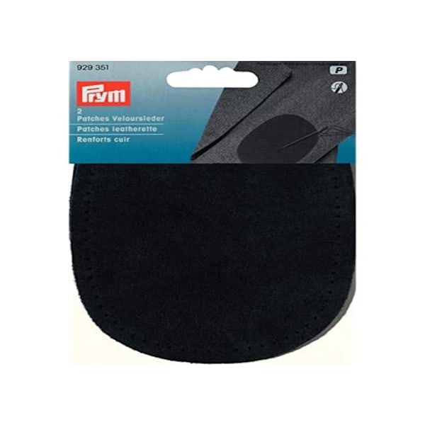 Modespel - sömnad - styling Prym - PRYM929351 - 929351 Sammetsläderförstärkningar, att sy, 10 x 14 cm, Marinblå