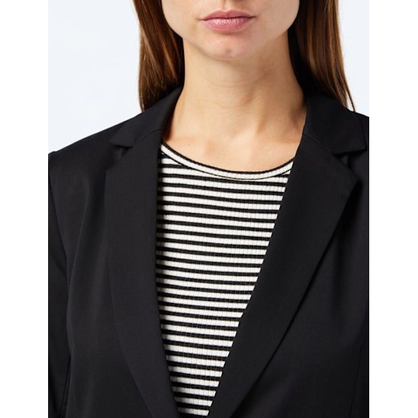 Armani utbyte - 8NYG07YNG9Z-1200-10 - Stretch enknäppt, enkelknäppt kavajjacka för dam Svart 46
