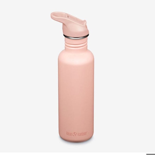 Gourde Inox Klassisk 800 ml sportlock persika perfekt - KLEAN KANTEEN persika