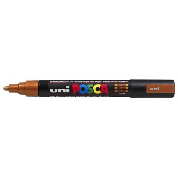 POSCA Marker Medium Conical Brons Tip - Vattenbaserad färg - Linjebredd 1,8-2,5 mm Brons