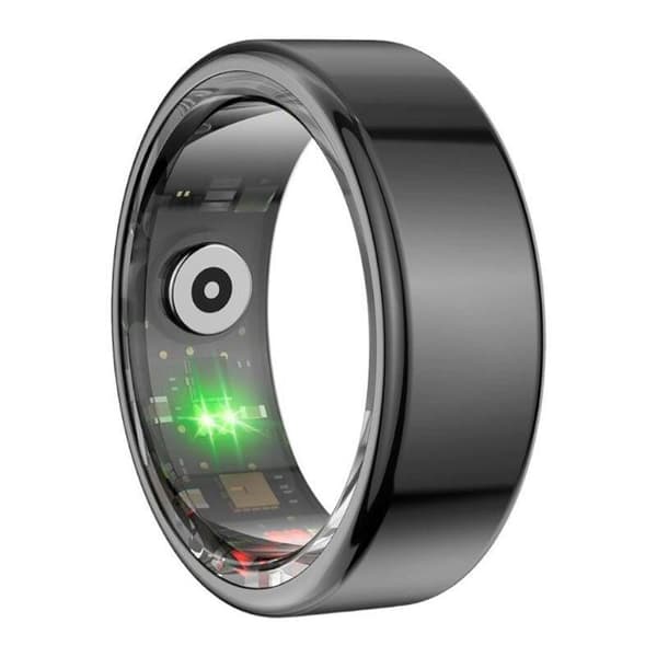 Bluetooth-klocka - smart klocka - intelligent klocka Colmi Smart Ring R02 18,9 MM 9 (Svart)