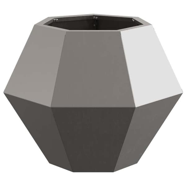 vidaXL Blomlåda Rostig 50 x 50 x 40 cm 884064