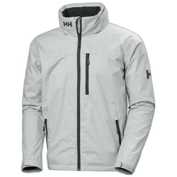 Helly Hansen crew huvajacka - grå dimma - M grå dimma XL